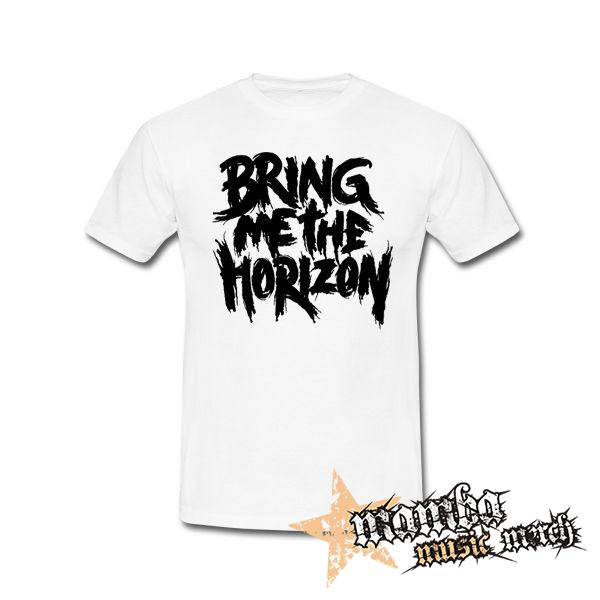 BRING ME THE HORIZON - Painted Logo - biele pánske tričko