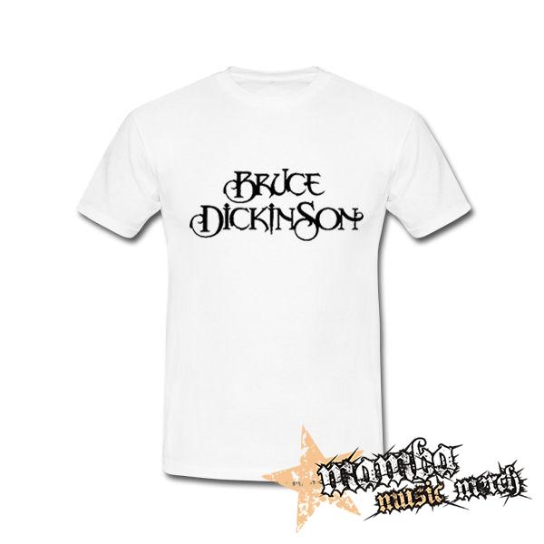 BRUCE DICKINSON - Logo - biele pánske tričko