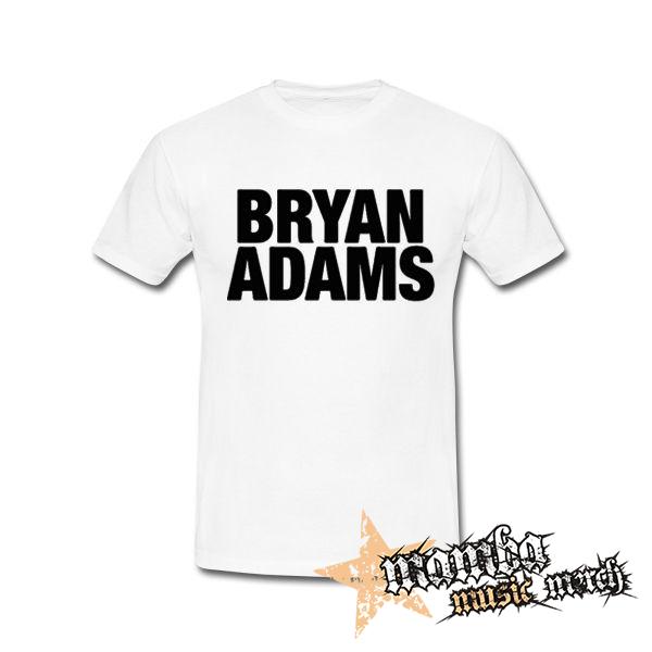 BRYAN ADAMS - Logo - biele pánske tričko