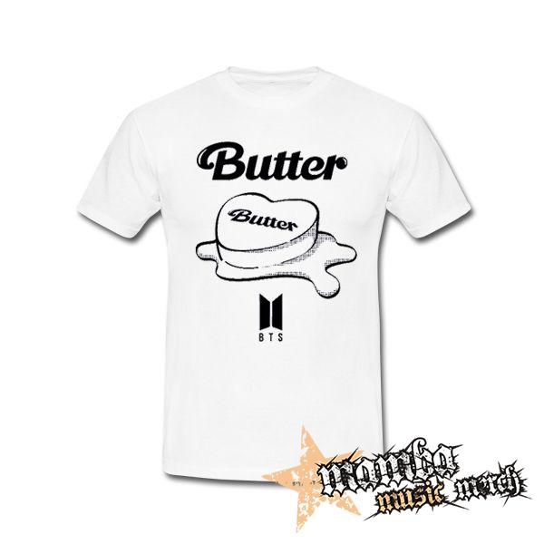 BTS - BANGTAN BOYS - Butter - biele pánske tričko