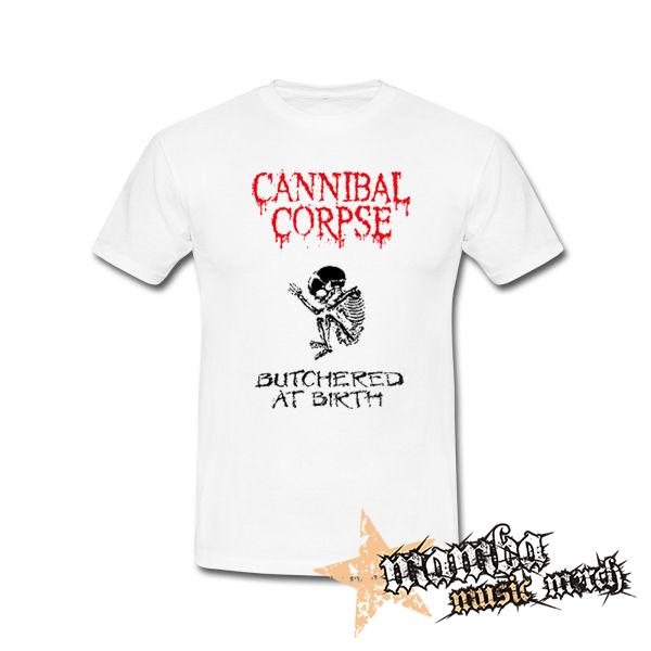 CANNIBAL CORPSE - Butchered At Birth - biele pánske tričko