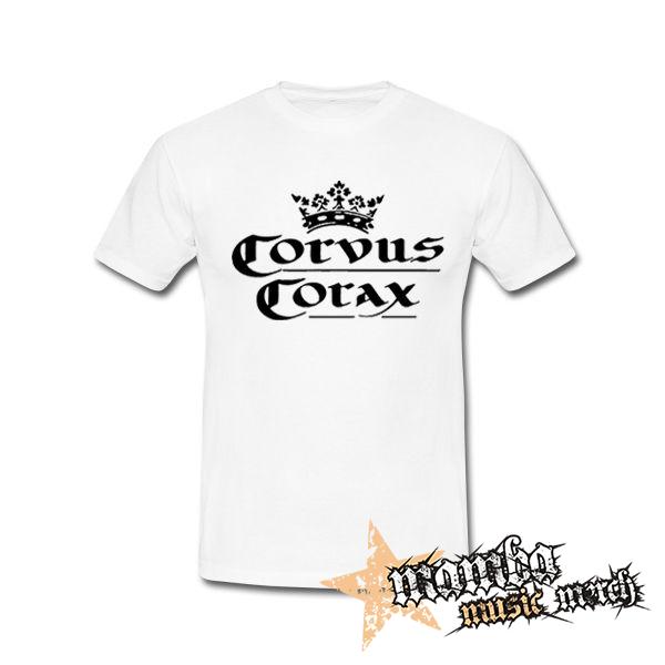 CORVUS CORAX - Logo - biele pánske tričko