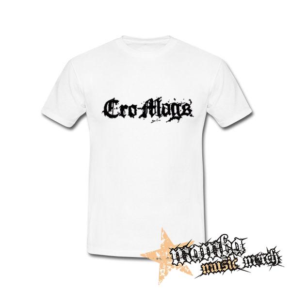 CRO-MAGS - Logo - biele pánske tričko