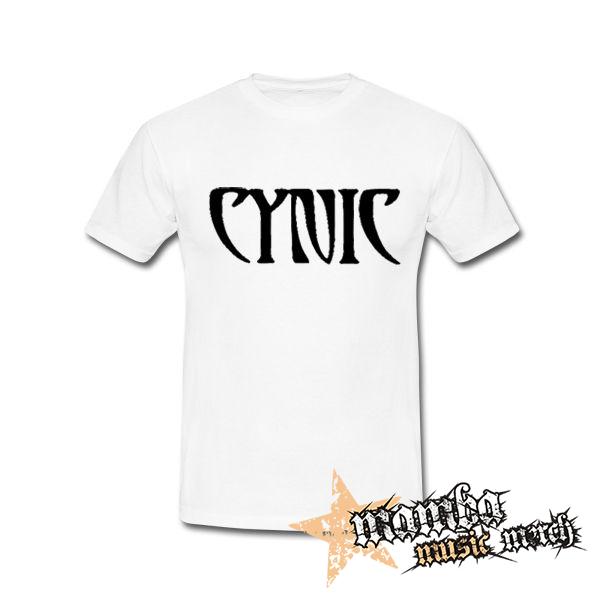 CYNIC - Logo - biele pánske tričko