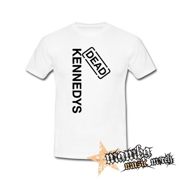 DEAD KENNEDYS - Black Logo 2 - biele pánske tričko