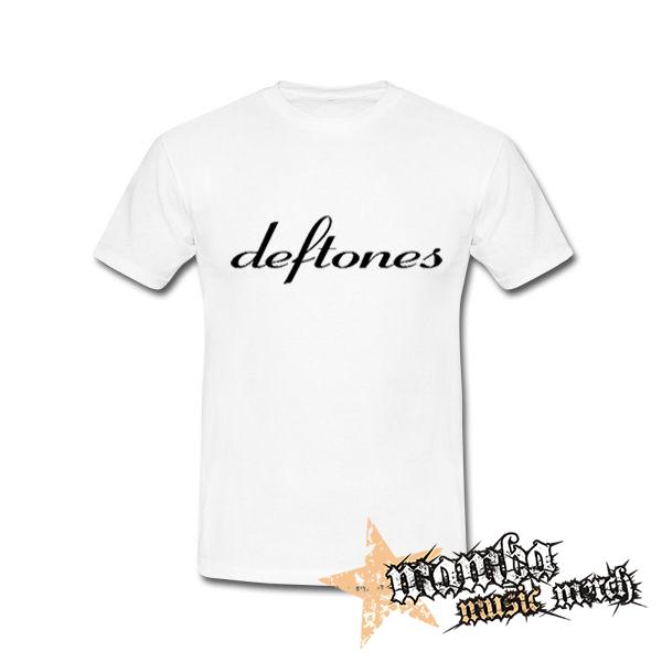 DEFTONES - Logo - biele pánske tričko