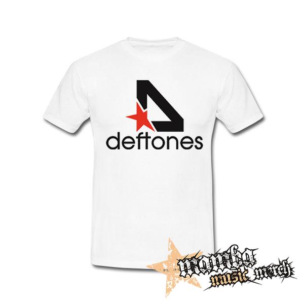 DEFTONES - Star Logo - biele pánske tričko