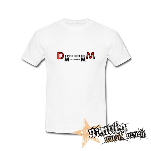 DEPECHE MODE - Memento Mori Logo Crest - biele pánske tričko