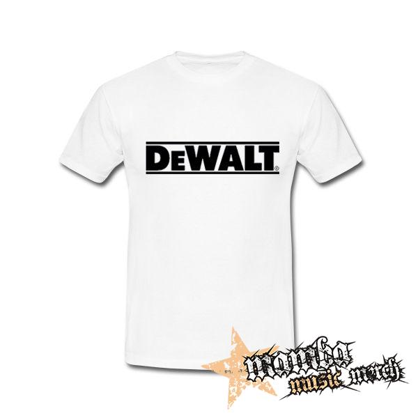 DEWALT - Logo - biele pánske tričko