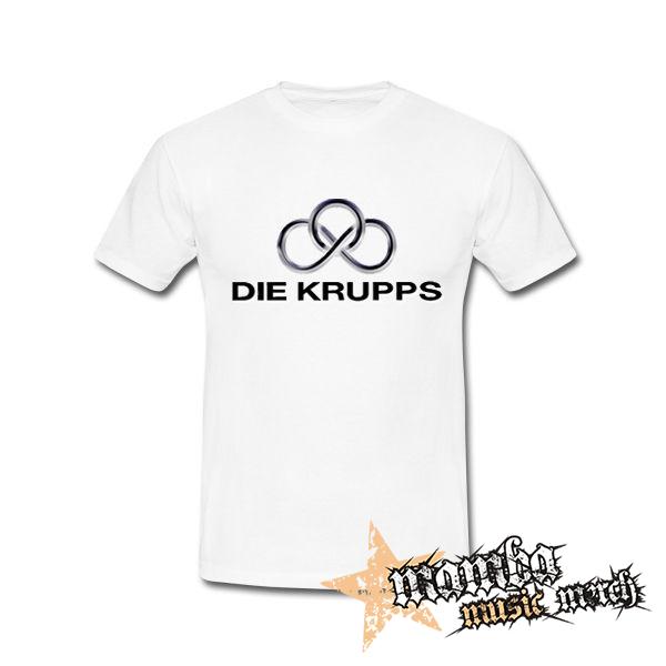 DIE KRUPPS - Logo - biele pánske tričko