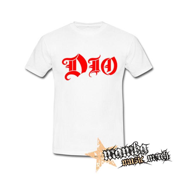 DIO - Logo Red - biele pánske tričko
