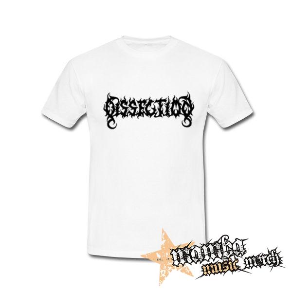 DISSECTION - Logo - biele pánske tričko