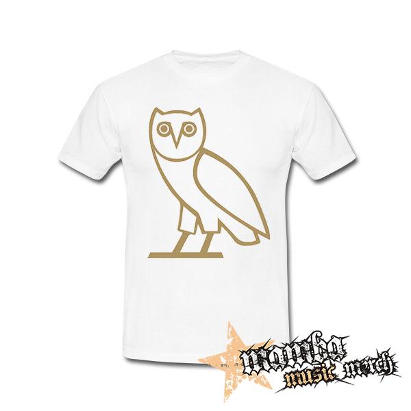 DRAKE - OWL SYMBOL - biele pánske tričko