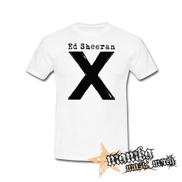 ED SHEERAN - X - biele pánske tričko
