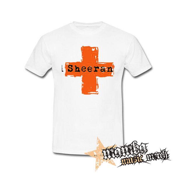 ED SHEERAN + - biele pánske tričko
