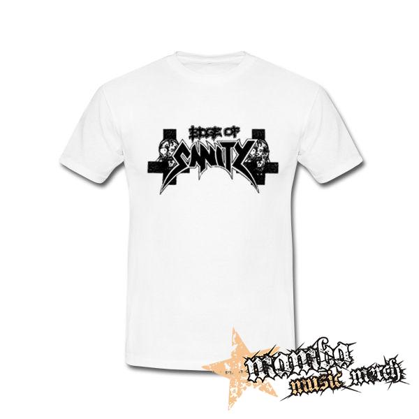 EDGE OF SANITY - Logo - biele pánske tričko