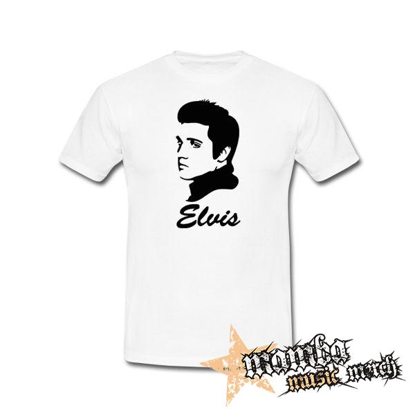 ELVIS PRESLEY - Portrait  Motive 2 - biele pánske tričko