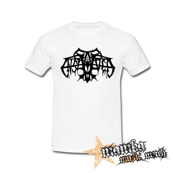 ENSLAVED - Logo Old School - biele pánske tričko