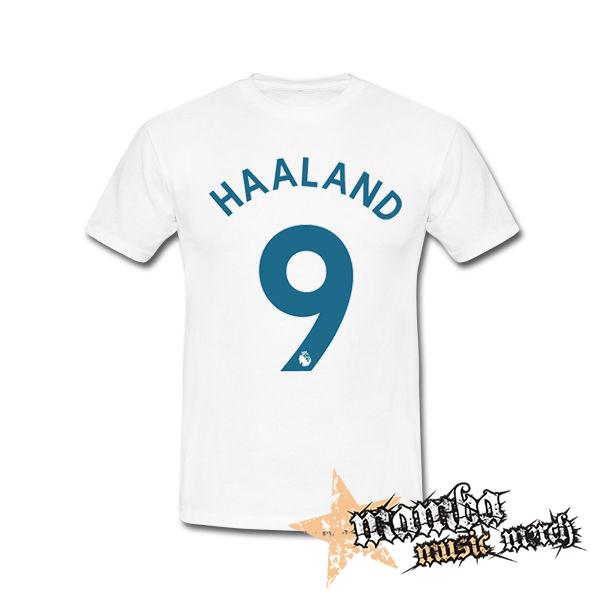 ERLING HAALAND - 9 BLUE - biele pánske tričko