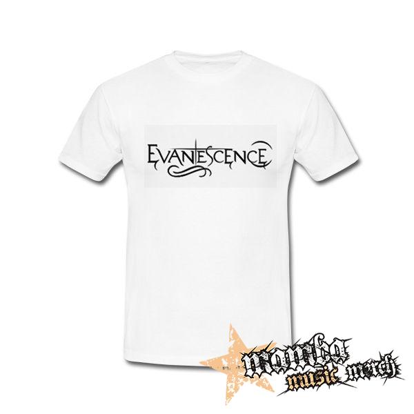 EVANESCENCE - Logo - biele pánske tričko
