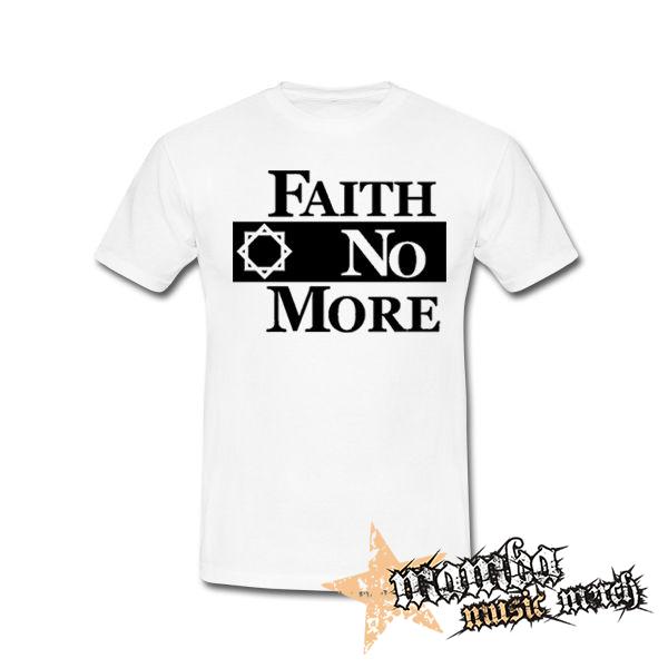 FAITH NO MORE - Logo - biele pánske tričko