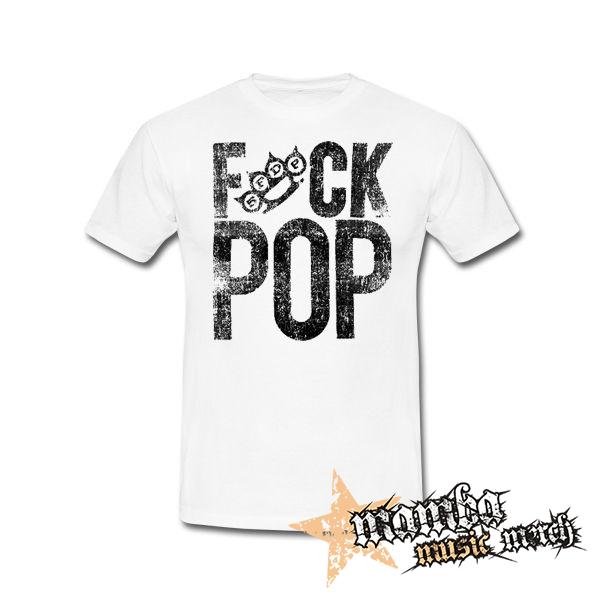 FIVE FINGER DEATH PUNCH - Fuck Pop - biele pánske tričko