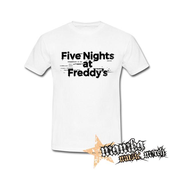 FIVE NIGHTS AT FREDDY´S - Logo - biele pánske tričko