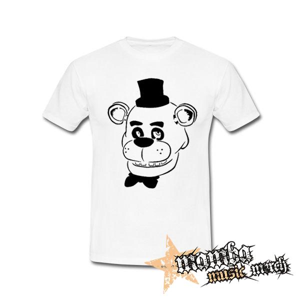 FIVE NIGHTS AT FREDDYS - biele pánske tričko