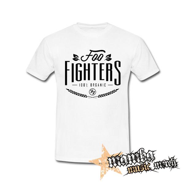FOO FIGHTERS - 100 % Organic - biele pánske tričko