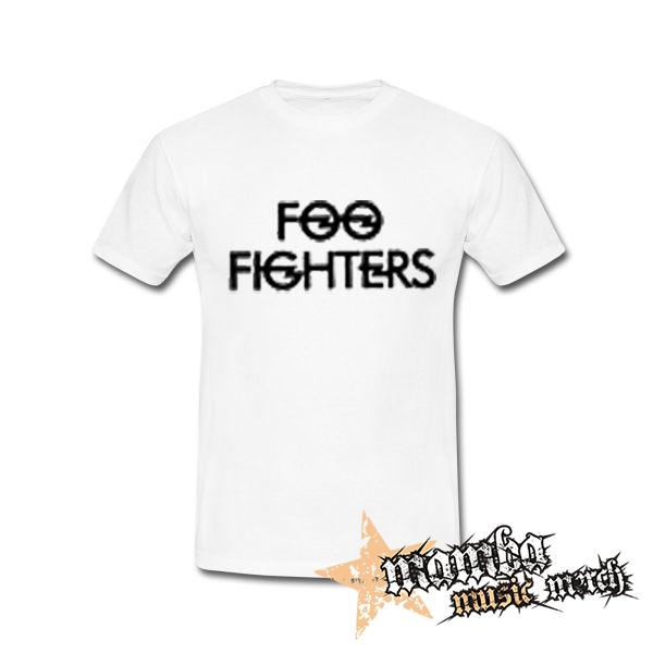 FOO FIGHTERS - Logo - biele pánske tričko