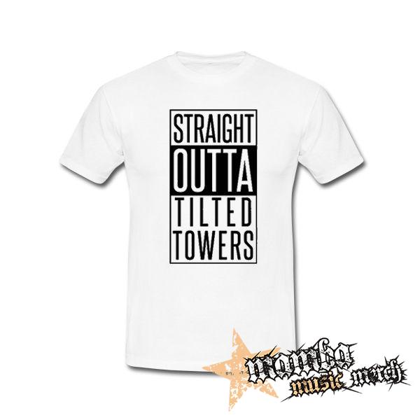 FORTNITE BATTLE ROYALE - Straight Outta Titlted Towers - biele pánske tričko