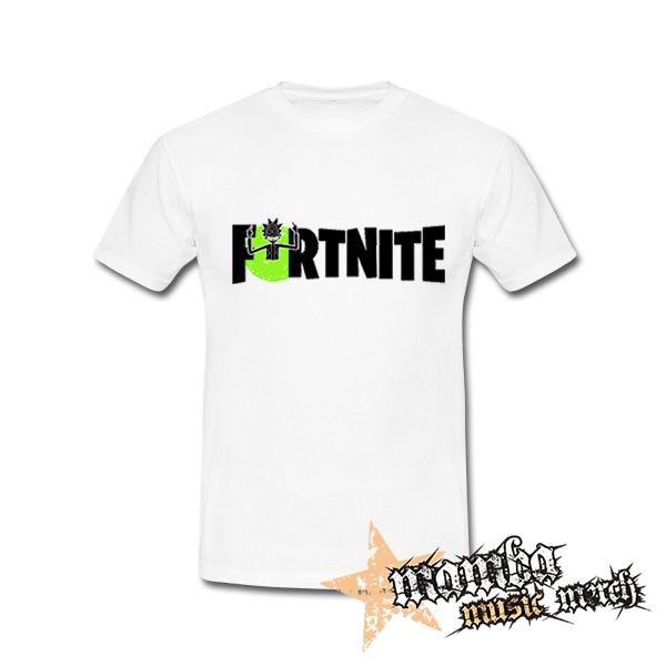 FORTNITE Season 7 - Rick Sanchez Logo - biele pánske tričko