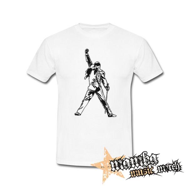FREDDIE MERCURY - Portrait - biele pánske tričko
