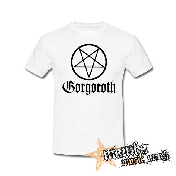 GORGOROTH - Logo Pentagram - biele pánske tričko