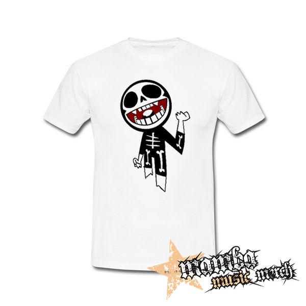 GORILLAZ - Bonesy - biele pánske tričko