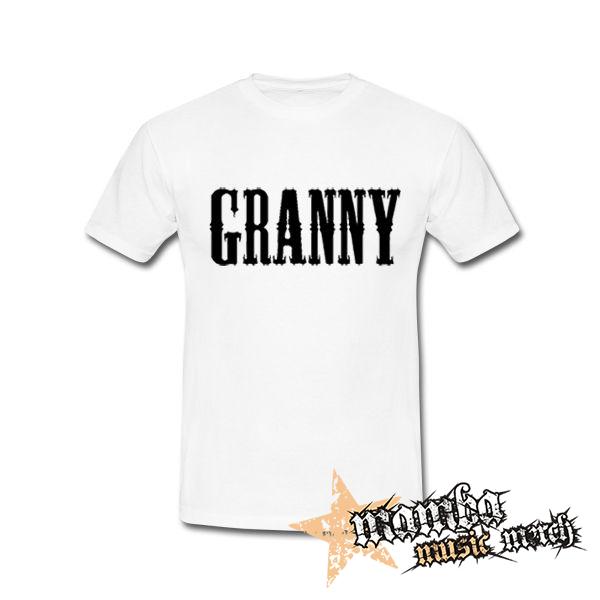 GRANNY HORROR VILLAGE - Logo - biele pánske tričko