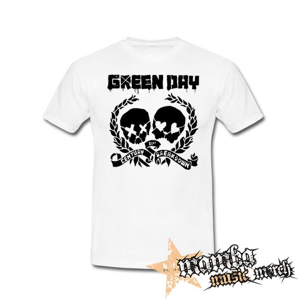 GREEN DAY - 21 st Century Breakdown Skulls - biele pánske tričko