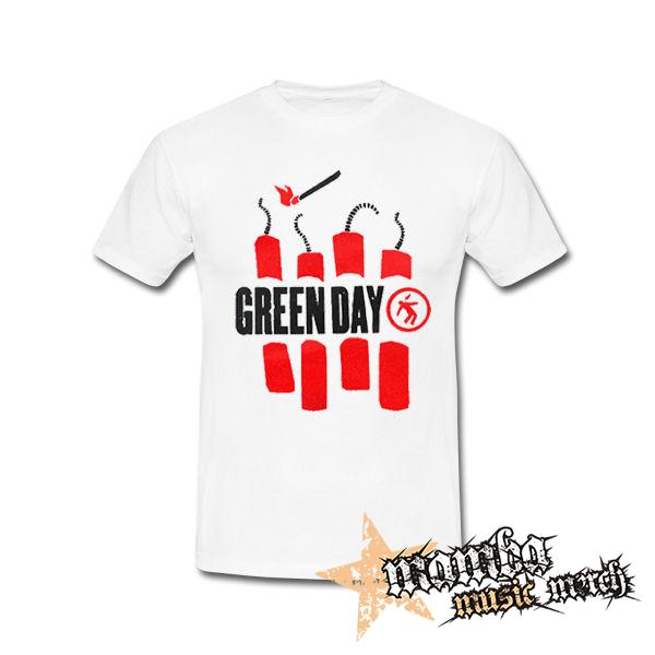 GREEN DAY - Bombs - biele pánske tričko
