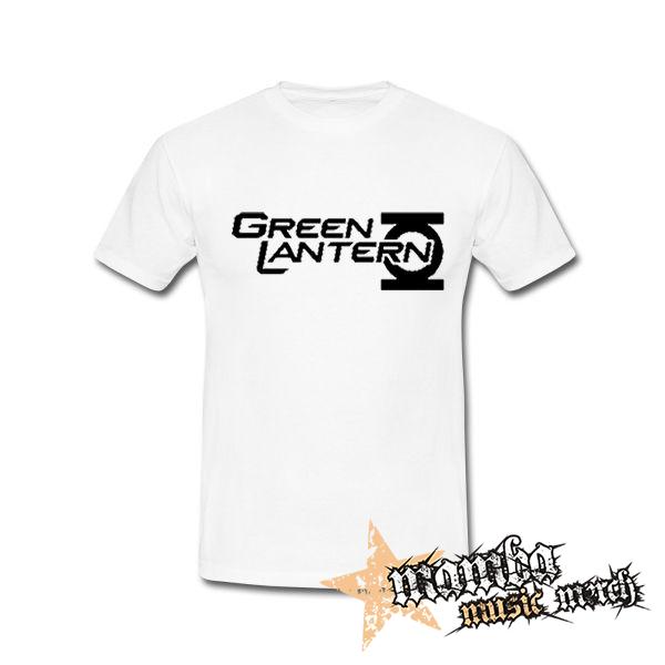 GREEN LANTERN - Logo - biele pánske tričko