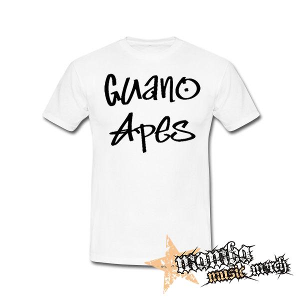 GUANO APES - Logo Black - biele pánske tričko