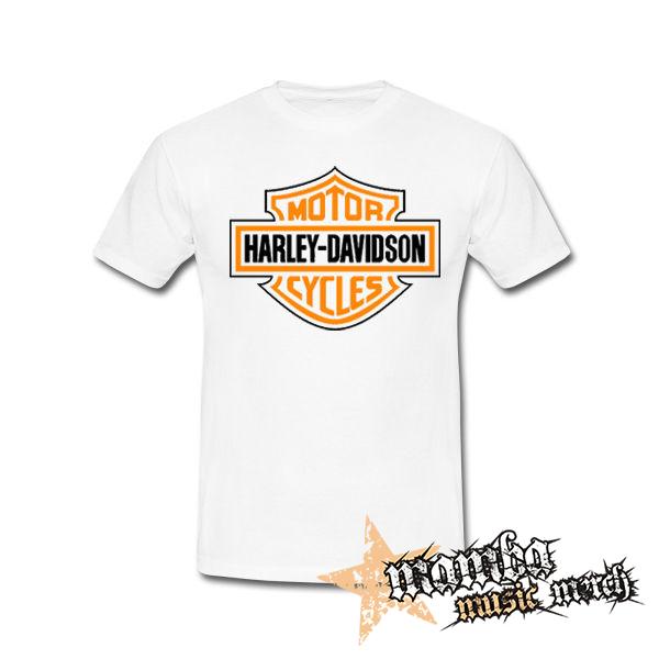 HARLEY-DAVIDSON MOTORCYCLES - biele pánske tričko