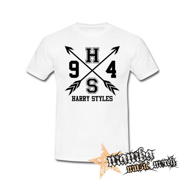 HARRY STYLES - Logo Crest - biele pánske tričko