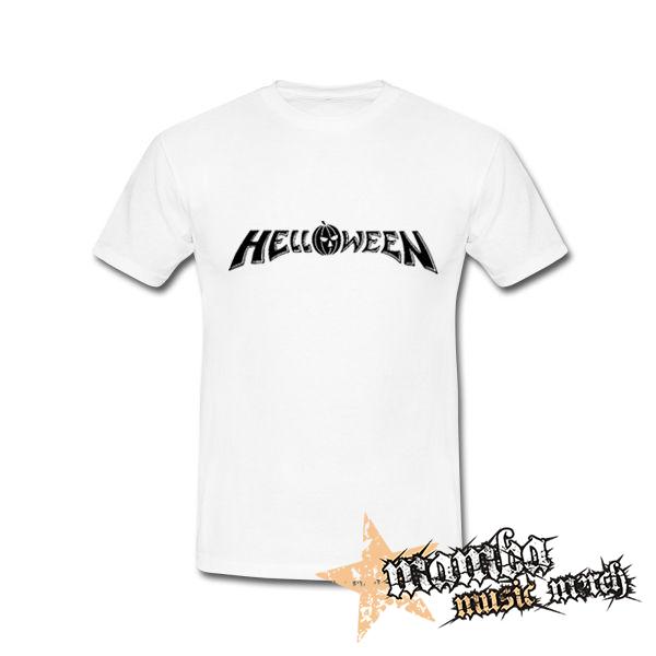 HELLOWEEN - Logo - biele pánske tričko