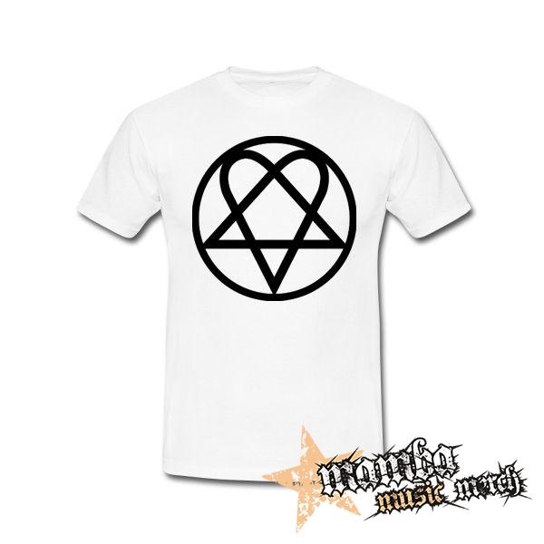 HIM - Heartagram - biele pánske tričko