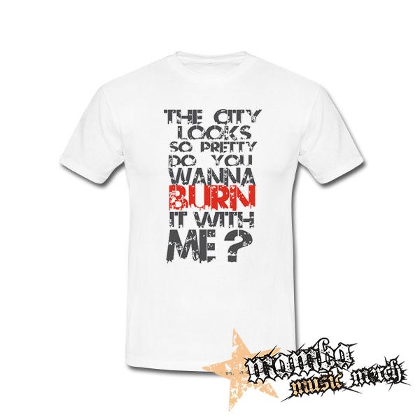 HOLLYWOOD UNDEAD - City - biele pánske tričko