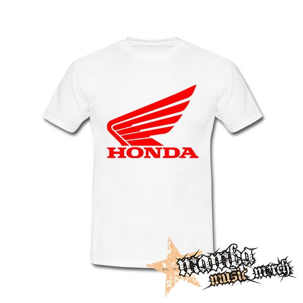 HONDA - Red Logo - biele pánske tričko