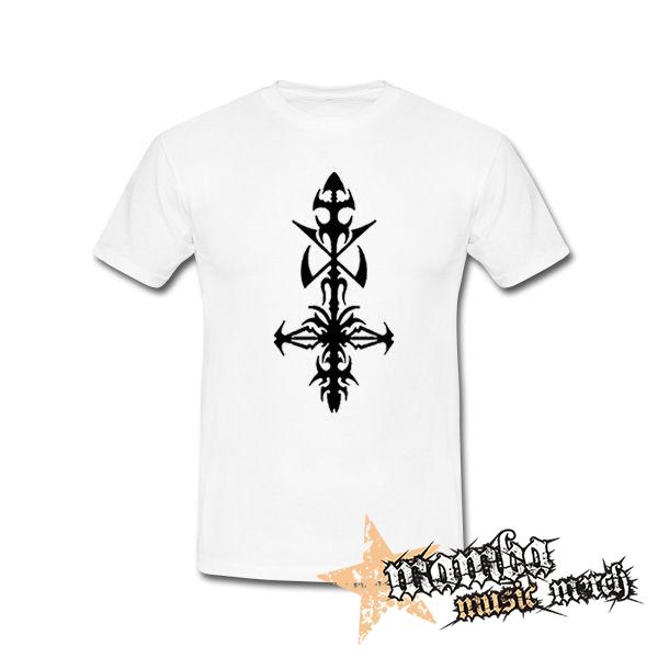HYPOCRISY - Logo Crest - biele pánske tričko