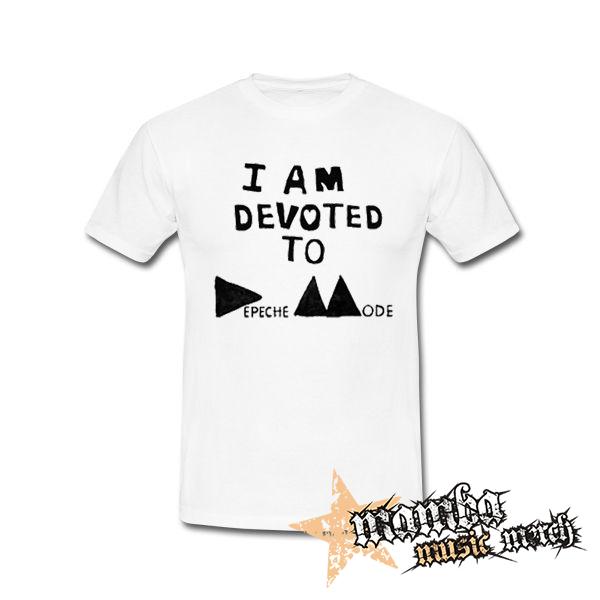 I AM DEVOTED TO DEPECHE MODE - biele pánske tričko