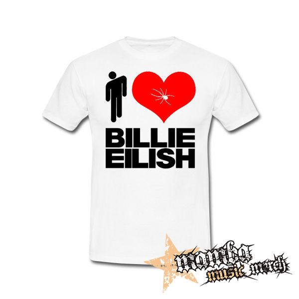I LOVE BILLIE EILISH - biele pánske tričko