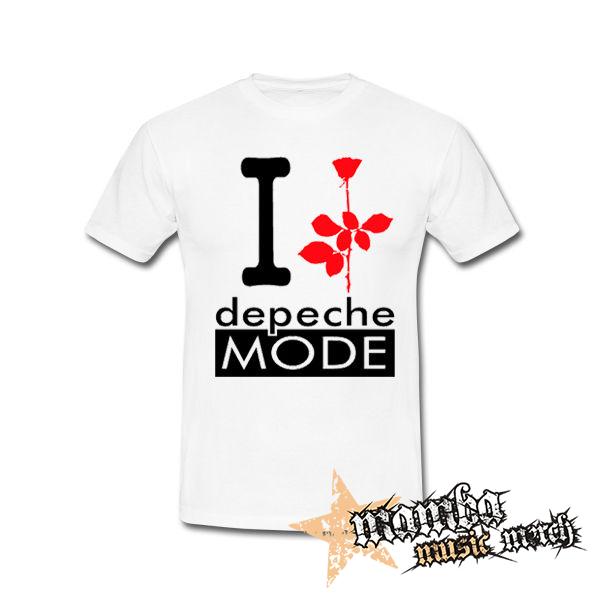 I LOVE DEPECHE MODE - biele pánske tričko